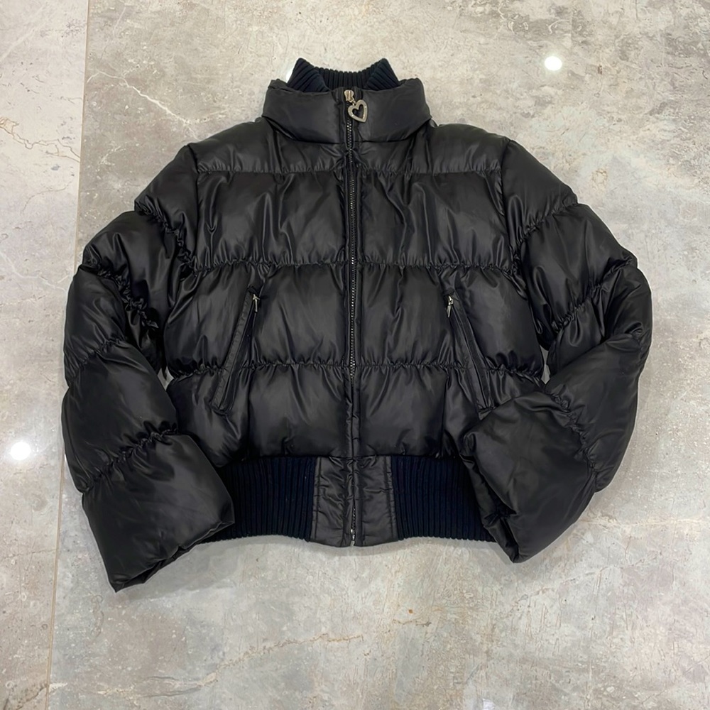 JLO by Jennifer Lopez Black Puffer Jacket - Size XL